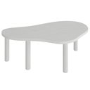 Ver imagem 1 de Mesa de Centro de Madeira Maciça Branca