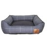 Cama Para Cachorro Mabuu Pet Azul Com Linhas Tam G - 1