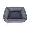 Cama Para Cachorro Mabuu Pet Azul Com Linhas Tam G - 3