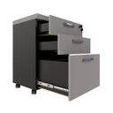 Ver imagem 7 de Gaveteiro Organizador 2 Gavetas e Espaço P/ Pastas F5 Office