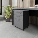 Ver imagem 1 de Gaveteiro Organizador 2 Gavetas e Espaço P/ Pastas F5 Office