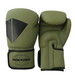 Luva De Boxe Iron Arm Premium Jungle 16 Oz Verde Militar - 1