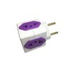 Adaptador de Tomada Benjamim Cubo 10a/20a/250v C/10un - 2