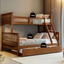 Ver imagem 3 de Treliche Madeira Casal Solteiro com Aux Solteiro Woodstore