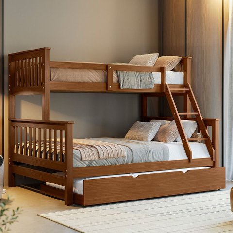 Treliche Madeira Casal Solteiro com Aux Solteiro Woodstore