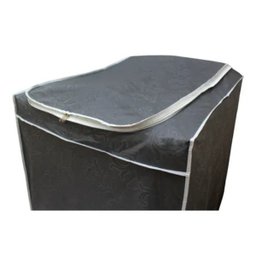 Capa De Maquina De Lavar Com Zíper Electrolux 8kg(antiga) 12kg 15kg 15,2kg Ge 13kg 15kg - Cinza - 3