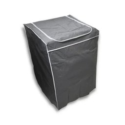 Capa De Maquina De Lavar Com Zíper Electrolux 8kg(antiga) 12kg 15kg 15,2kg Ge 13kg 15kg - Cinza - 1