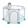 Cercadinho bebe Berço grande Portátil para cercado com 50 bolinhas e abertura lateral ate 42 meses - 1