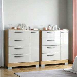 Kit 2 Cômoda Elena Poquema