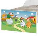 Ver imagem 2 de Cama Infantil Fazendinha com Colchão Mini Cama MDF Branco