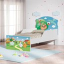 Ver imagem 1 de Cama Infantil Fazendinha com Colchão Mini Cama MDF Branco