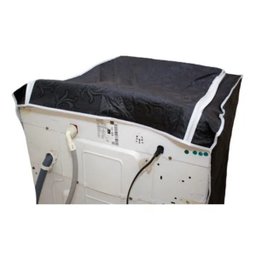 Capa De Maquina De Lavar Electrolux 8kg(antiga) 12kg 15kg 15,2kg Com Zíper - PRETA - 3