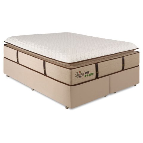 Cama Box Colchão Queen Gazin Ferrari Premium Molas Ensacadas e Pillow Top 158x198x71cm