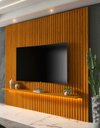 Ver mais imagens de Painel Ripado Madeira para TV até 75 Polegadas Serena 185