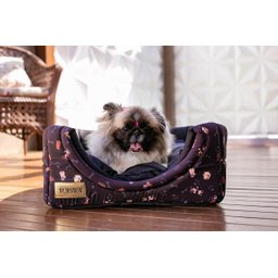 Cama Iglu E Toca Para Cachorro Luppet Luxo Preto Cachorro M - 5