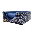 Ver imagem 4 de Cama Iglu e Toca para Cachorro Luppet Marinho Geométrico M