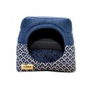 Ver imagem 1 de Cama Iglu e Toca para Cachorro Luppet Marinho Geométrico M