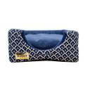 Ver imagem 2 de Cama Iglu e Toca para Cachorro Luppet Marinho Geométrico M