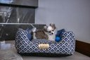 Ver imagem 6 de Cama para Cachorro ou Gato Luppet Marinho Geometrico Gg