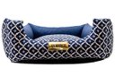 Ver imagem 1 de Cama para Cachorro ou Gato Luppet Marinho Geometrico Gg