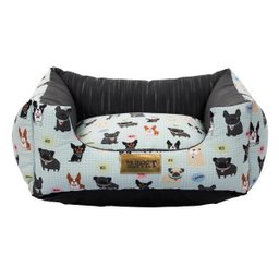 Cama Para Cachorro Impermeavel Luppet Preto Cachorrinho GG - 1