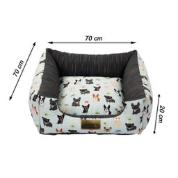 Cama Para Cachorro Impermeavel Luppet Preto Cachorrinho GG - 4
