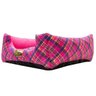 Cama Quadrada Para Cachorro Ou Gato Luppet Rosa Xadrez GG - 3