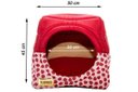 Ver imagem 4 de Cama Iglu e Toca para Cachorro Luppet Vermelho Joaninha G