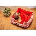 Ver imagem 6 de Cama para Cachorro ou Gato Luppet Vermelho Joaninha G