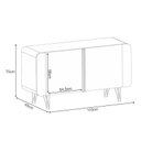 Ver imagem 4 de Buffet Benvenuto e Cristaleira Évora Off White Cinamomo – Hb Móveis