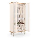 Ver imagem 6 de Buffet Benvenuto e Cristaleira Évora Off White Cinamomo – Hb Móveis