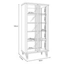 Ver imagem 7 de Buffet Benvenuto e Cristaleira Évora Off White Cinamomo – Hb Móveis