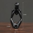 Ver imagem 6 de Trio Pensadores Estátua Decorativa Figura Abstrata Pensador Enfeite Casa Moderno Mesa Sala Minimalis
