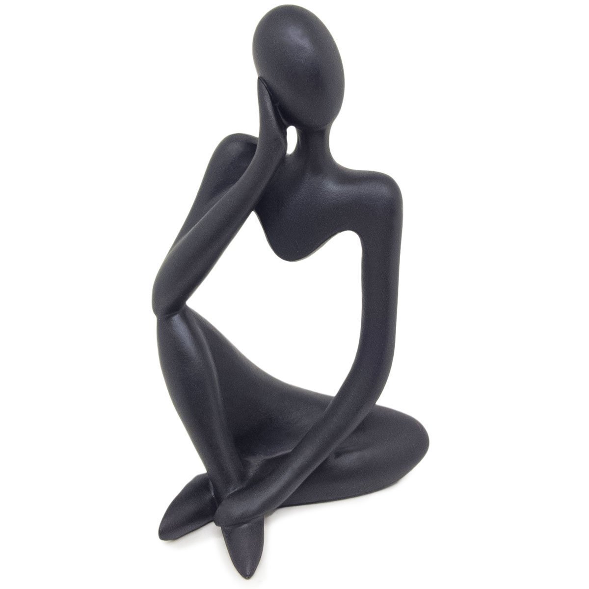 Trio Pensadores Estátua Decorativa Figura Abstrata Pensador Enfeite Casa Moderno Mesa Sala Minimalis - 3