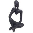 Ver imagem 3 de Trio Pensadores Estátua Decorativa Figura Abstrata Pensador Enfeite Casa Moderno Mesa Sala Minimalis