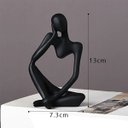 Ver imagem 7 de Trio Pensadores Estátua Decorativa Figura Abstrata Pensador Enfeite Casa Moderno Mesa Sala Minimalis