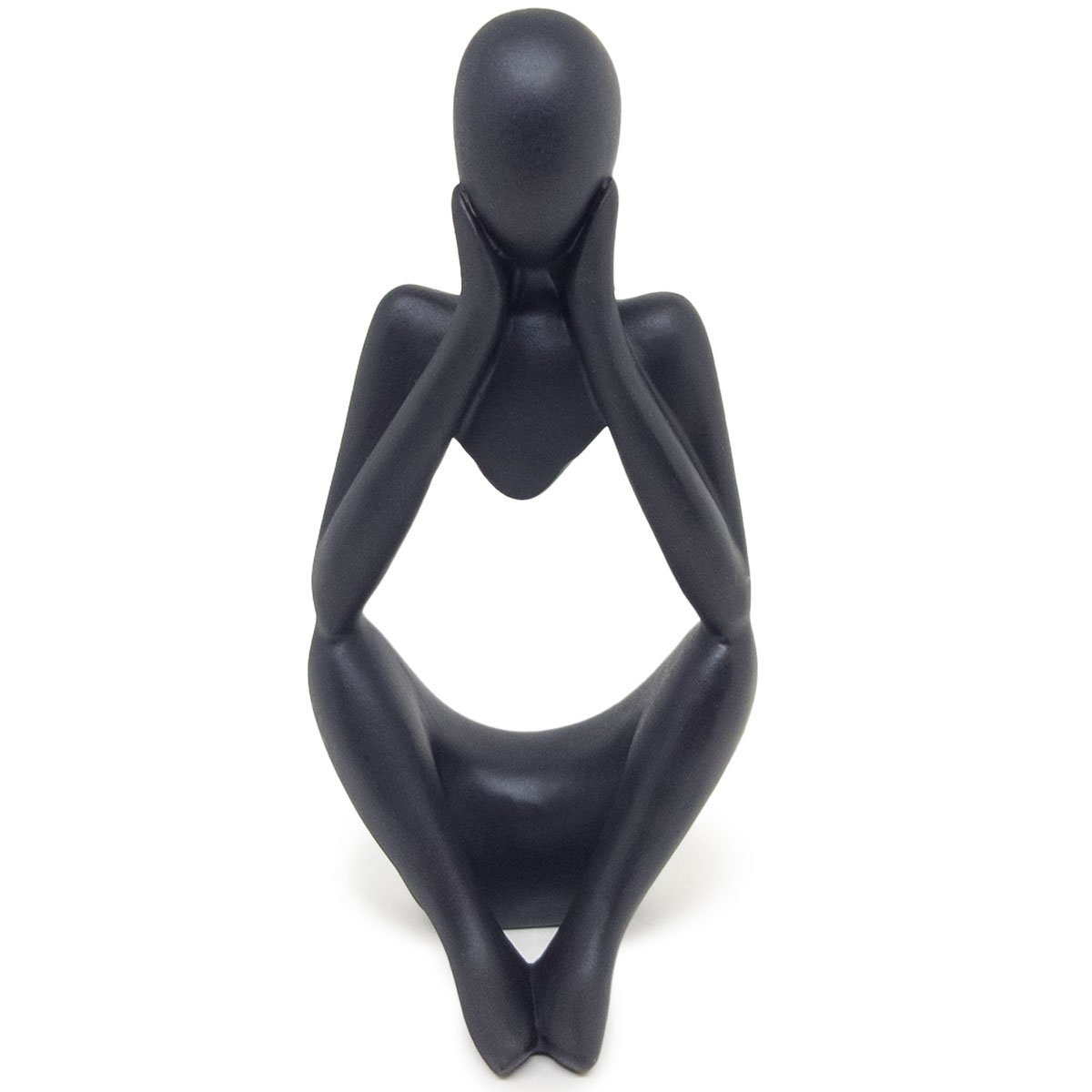 Trio Pensadores Estátua Decorativa Figura Abstrata Pensador Enfeite Casa Moderno Mesa Sala Minimalis - 4