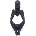 Ver imagem 4 de Trio Pensadores Estátua Decorativa Figura Abstrata Pensador Enfeite Casa Moderno Mesa Sala Minimalis