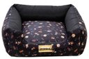 Ver imagem 2 de Cama Quadrada Para Cachorro Ou Gato Luppet Preto Cachorro M