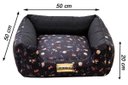 Ver imagem 4 de Cama Quadrada Para Cachorro Ou Gato Luppet Preto Cachorro M