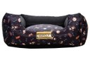 Ver imagem 1 de Cama Quadrada Para Cachorro Ou Gato Luppet Preto Cachorro M