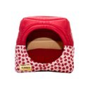 Ver imagem 1 de Cama Iglu e Toca para Cachorro Luppet Vermelho Joaninha M