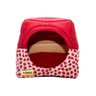 Cama Iglu E Toca Para Cachorro Luppet Vermelho Joaninha M - 1