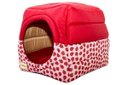 Ver imagem 3 de Cama Iglu e Toca para Cachorro Luppet Vermelho Joaninha M