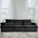 Ver imagem 3 de Sofá Retrátil e Reclinável Articulado Ipanema - 2,20m de Largura e Abertura Grande em Veludo Premium