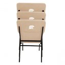 Ver imagem 6 de 03 Cadeiras Empilhável para Igrejas Evangélicas Linha Church Bege