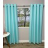 Cortina Oxford Verde-agua 300x270 Sala/quarto Fabritex - 1