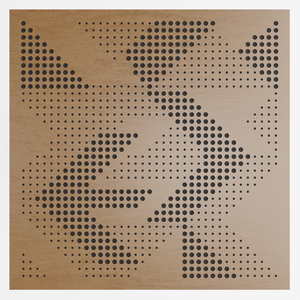 Painel Acústico Absorvedor Decorativo Skal11 60x60mm Maestra:freijó