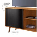 Ver imagem 3 de Rack Carinho para até 43" Jcm Movelaria - Cinamomo/preto