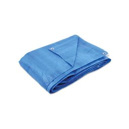 Lona Impermeável Azul 200 Micras Cobertura Área de Churrasco 8x12 - Azul - 1
